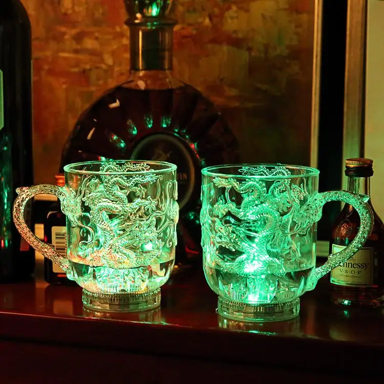 Beer Wine Up - LED Flash Magic Color Changing Dragon