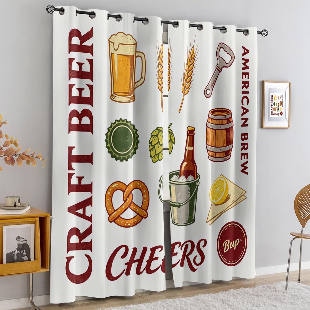 Vintage Craft Beer Theme Print – обзор и цена Craft Beer & Wine U-