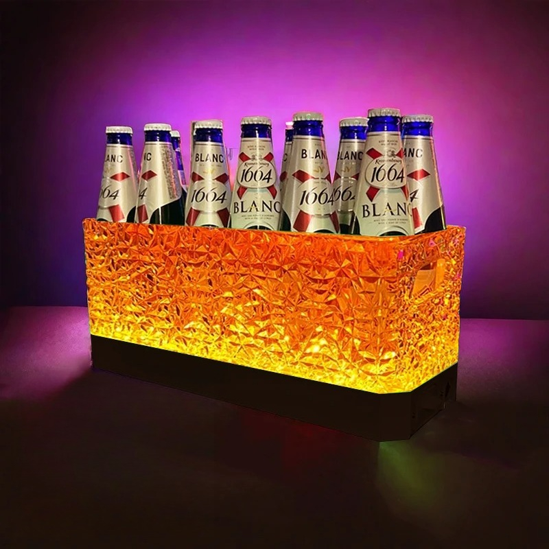 LED Light-Up Cocktail Ice Buck – обзор и цена Beer Wine Up