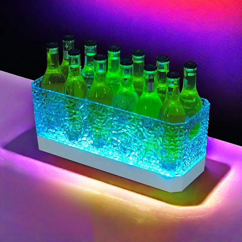 LED Light-Up Cocktail Ice Buck – обзор и цена Beer Wine Up
