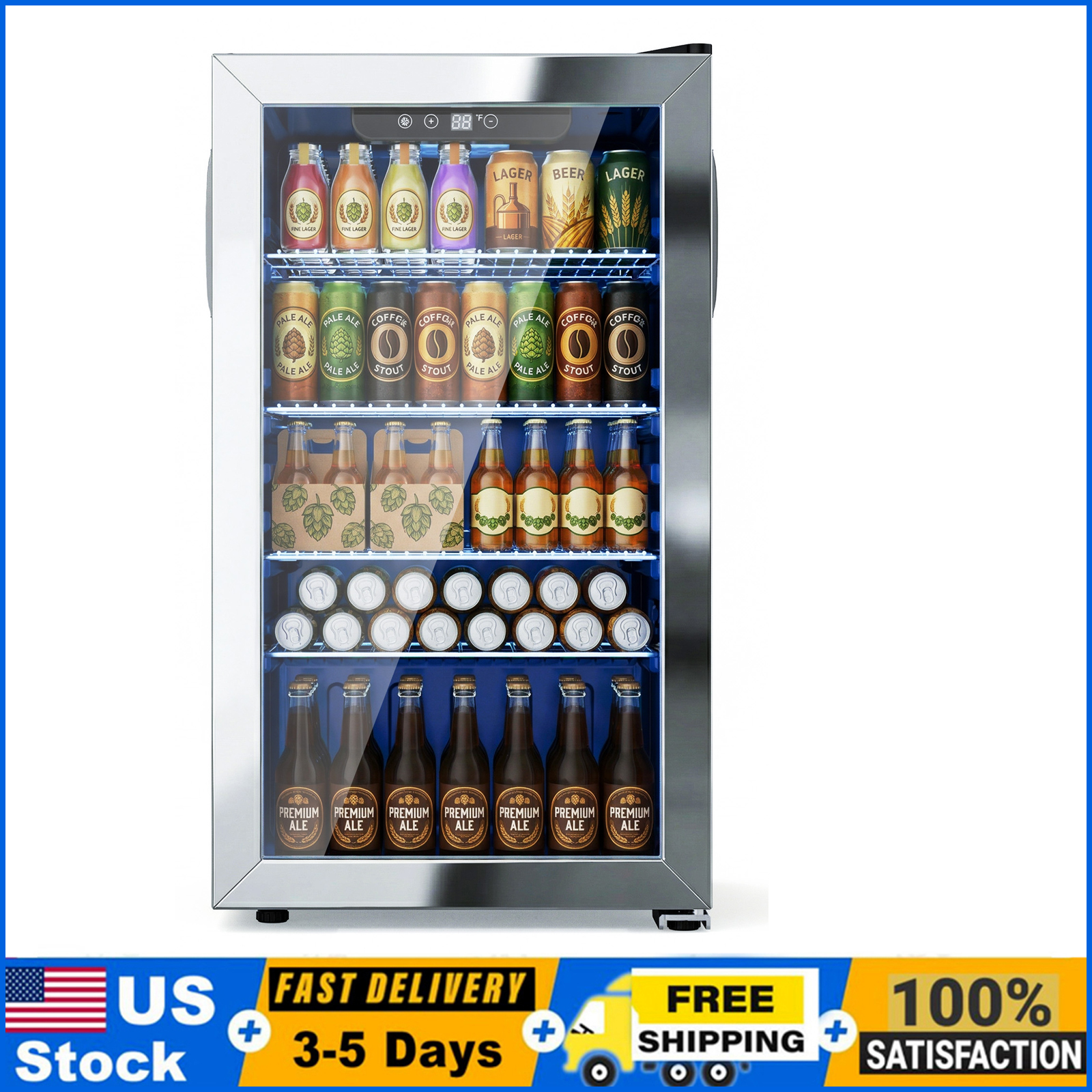 130 Can Beverage Refrigerator  – обзор и цена Beer Wine Up