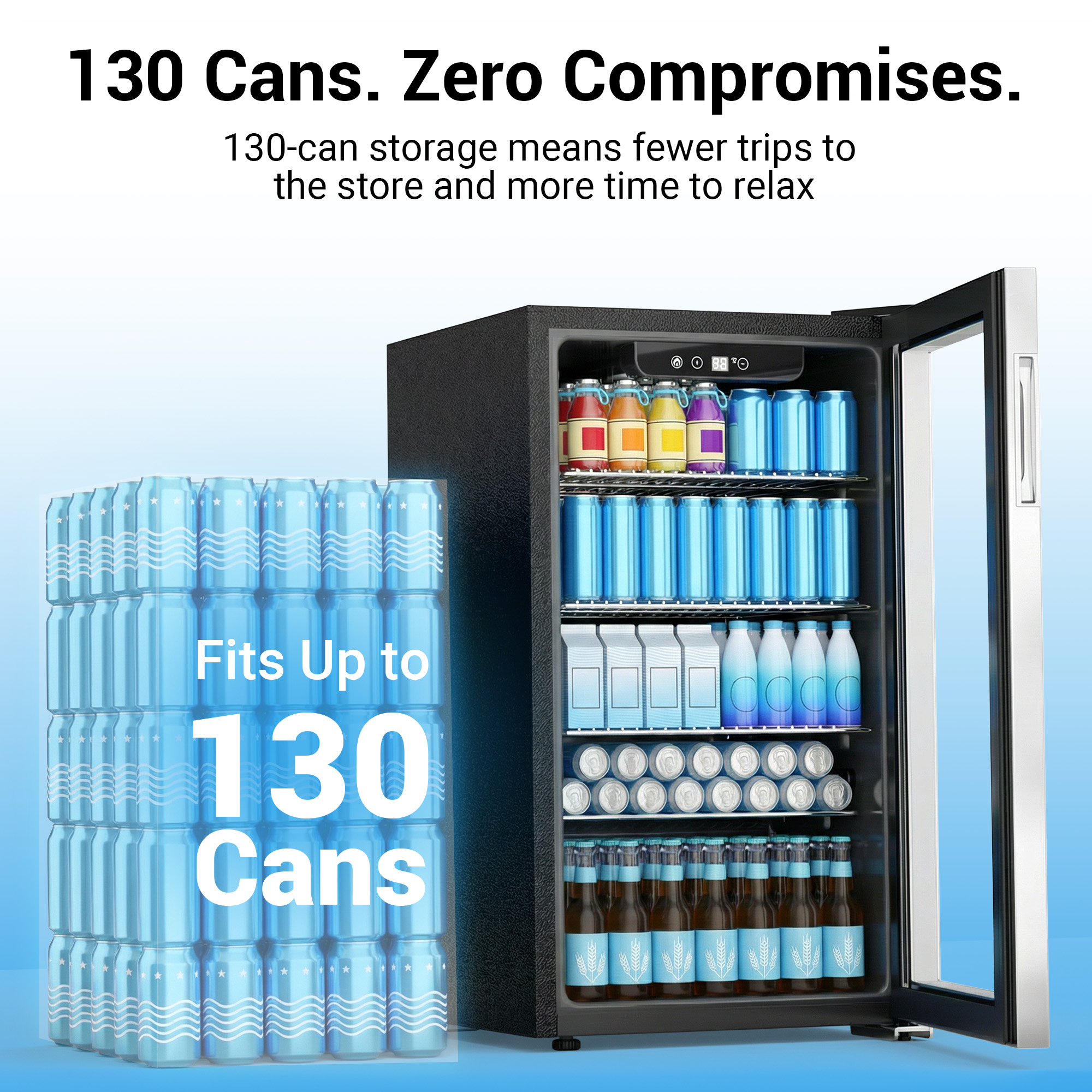 130 Can Beverage Refrigerator  – обзор и цена Beer Wine Up