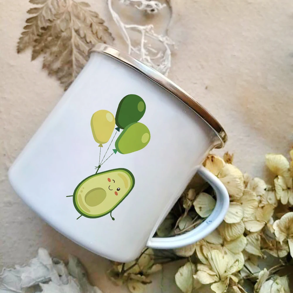 Cartoon Avocado Print Enamel C – обзор и цена Wine Beer Best