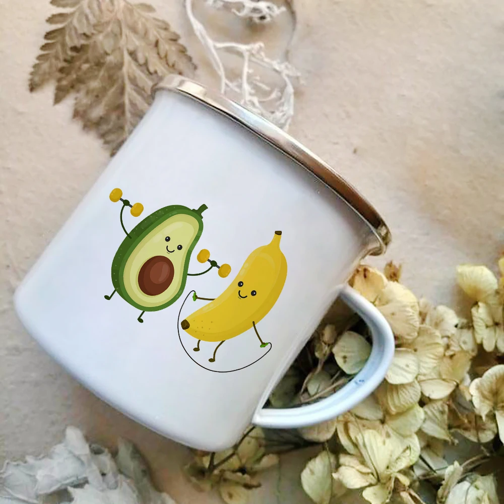 Cartoon Avocado Print Enamel C – обзор и цена Wine Beer Best
