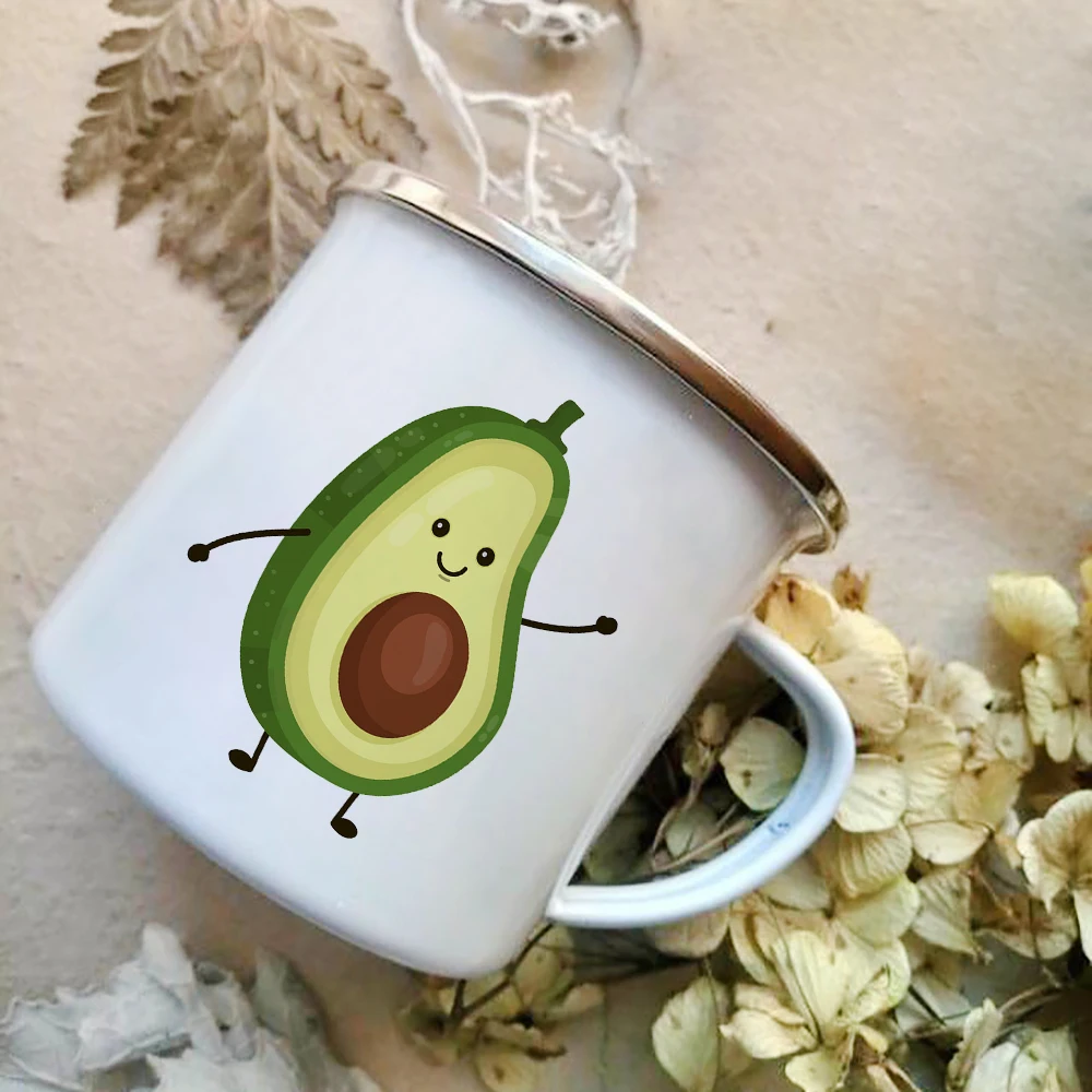 Cartoon Avocado Print Enamel C – обзор и цена Wine Beer Best