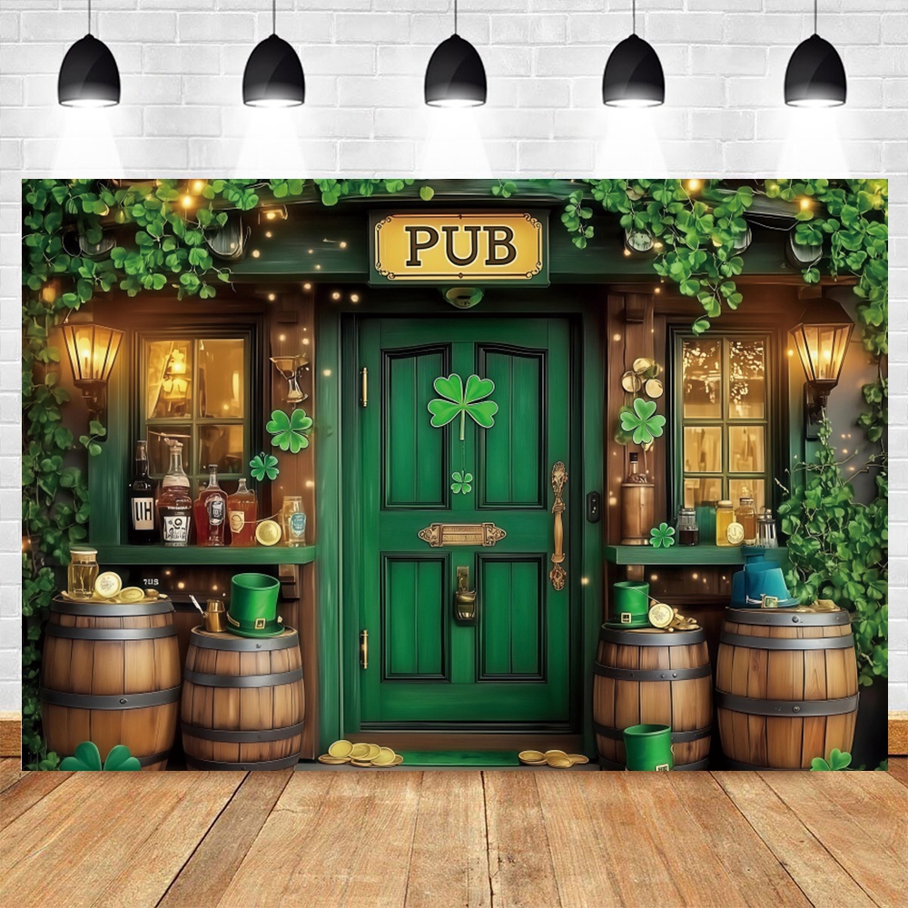 St. Patrick's Day Backdrop Ban – обзор и цена Wine Beer Festival