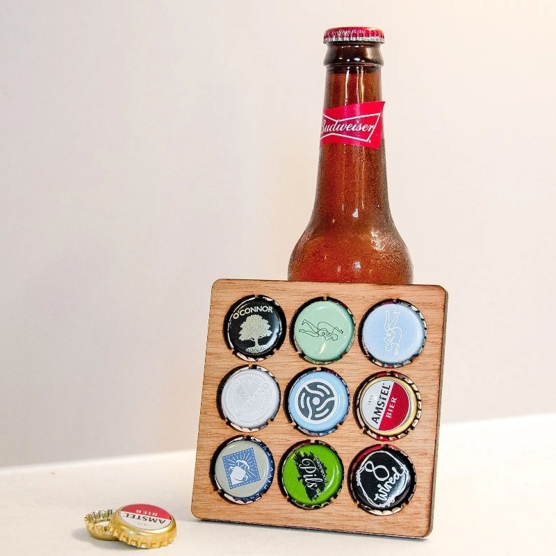 Wood Beer Cap Collector Coaste – обзор и цена Craft Beer & Wine U-