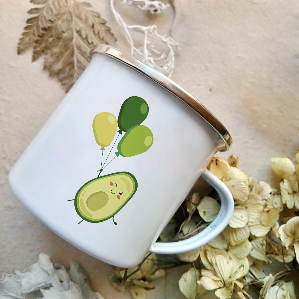 Cartoon Avocado Print Enamel C – обзор и цена Wine Beer Best
