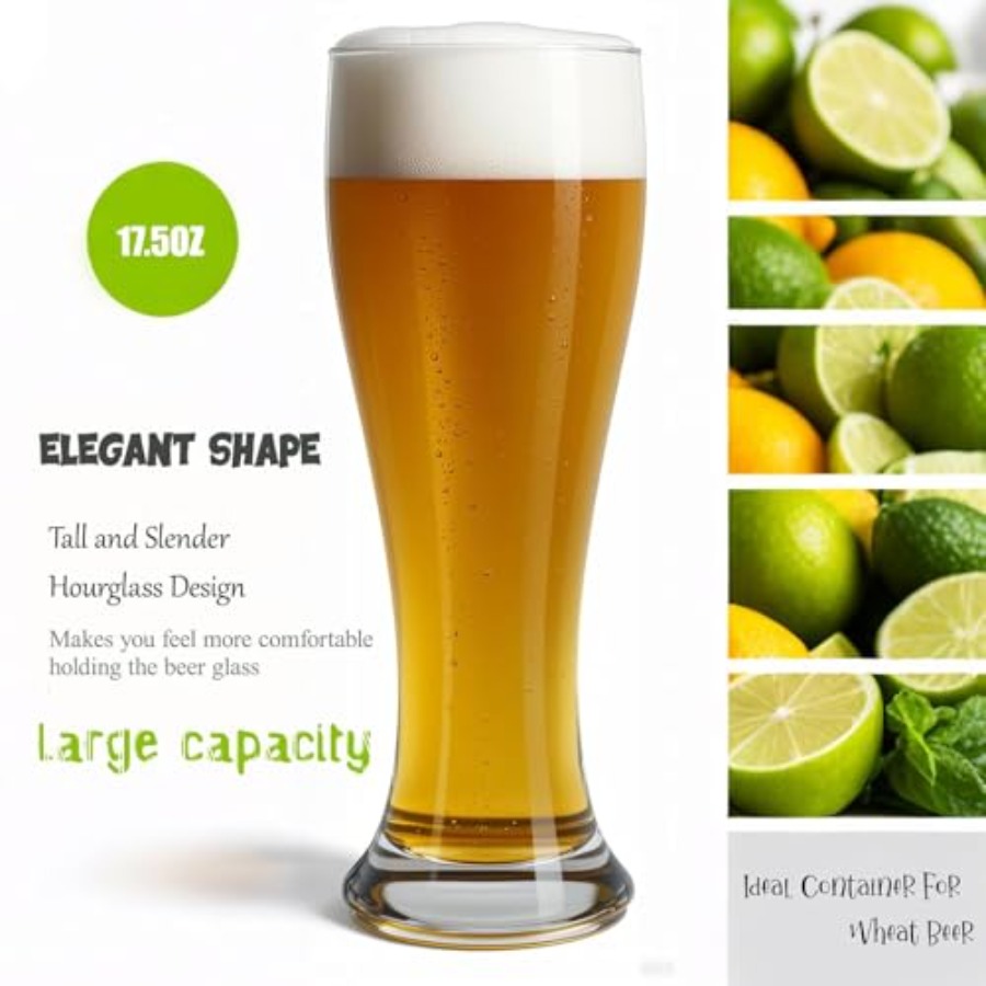 Beer Glasses 18.5 oz Pilsner B – обзор и цена Craft Beer & Wine U-