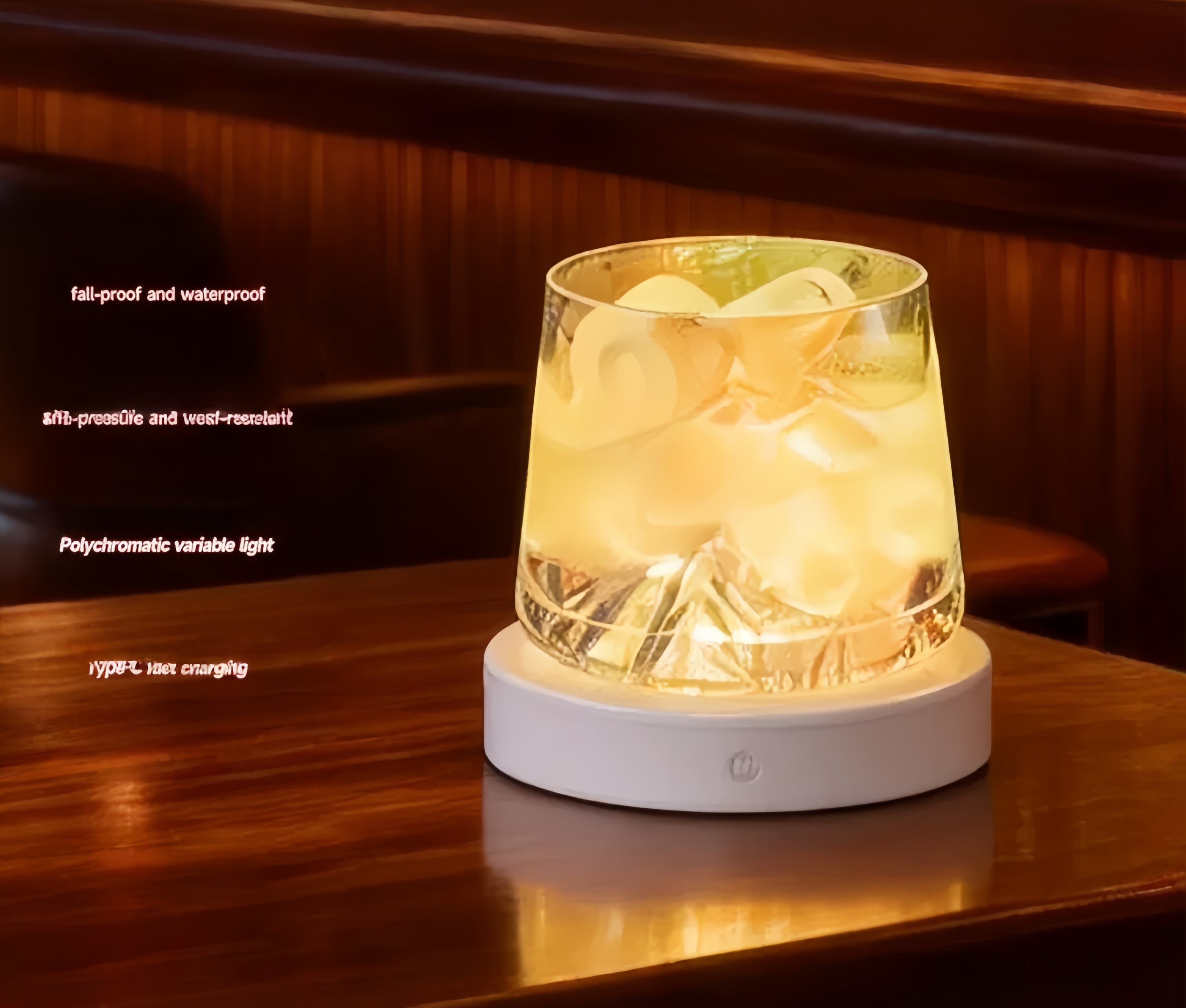 Colorful LED glow Coasters w/T – обзор и цена Beer Wine Up